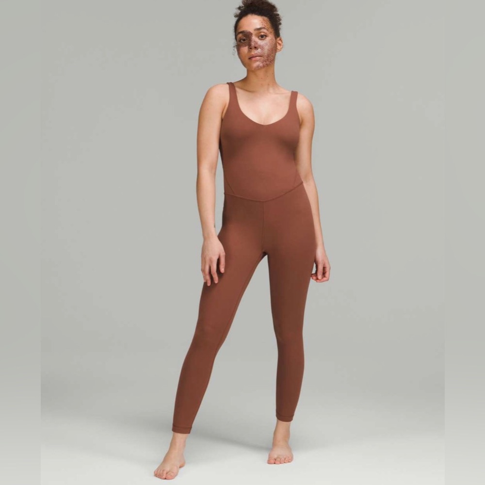 Lululemon Align Bodysuit 25 inches in Ancient Copper